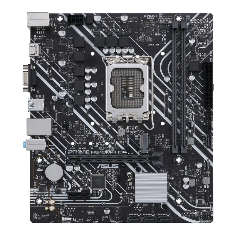 Asus Prime H610M-K D4-CSM DDR4 Motherboard