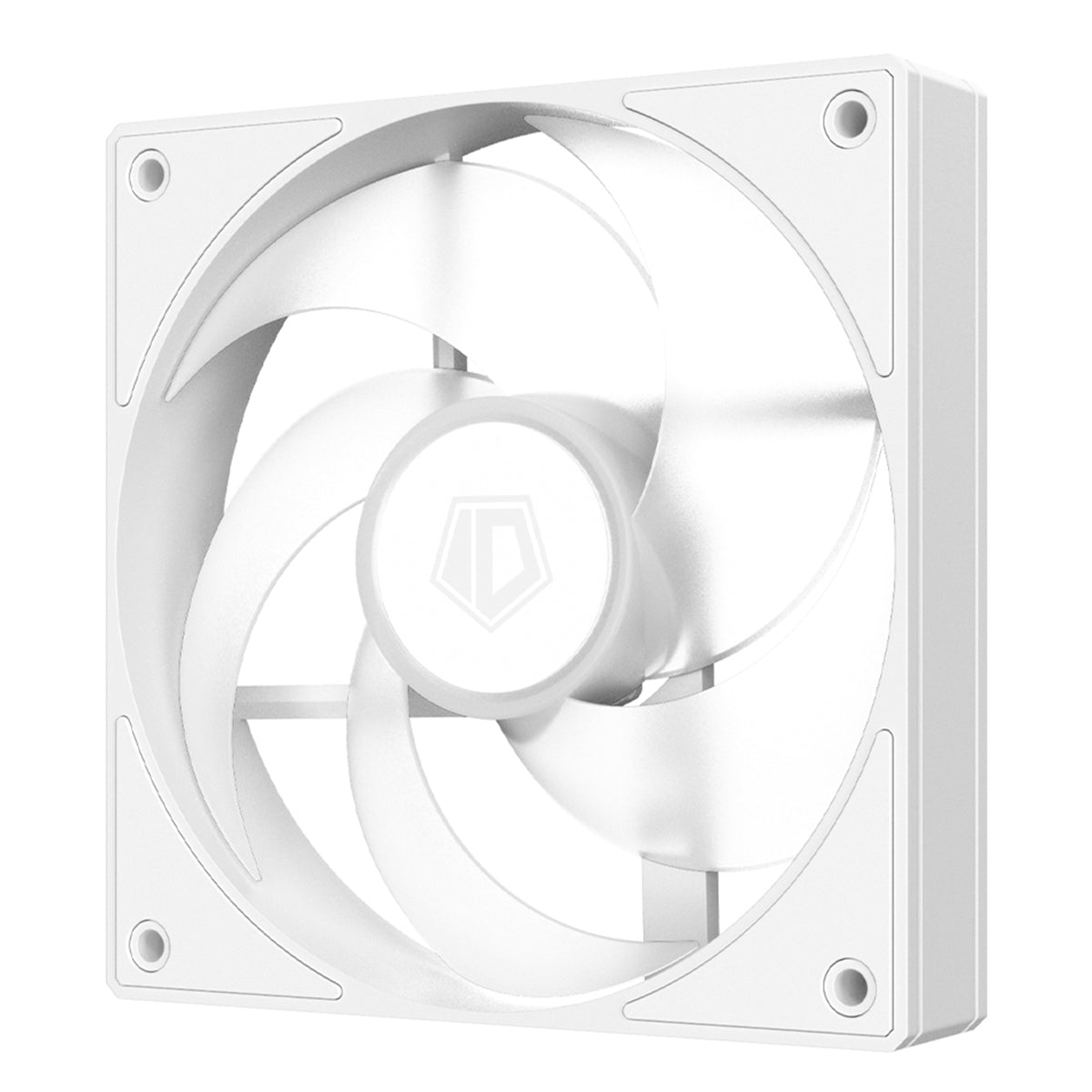 ID-Cooling ARGB Trio FX 120mm 4Pin PWM/3Pin 5V ARGB Silent Daisy Chain CPU Fan (Black, White), (AS-120-K, AS-120-W)
