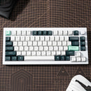 Keychron Q1 HE QMK 75% Fully Assembled Knob RGB Backlight Hot-Swappable Wireless Magnetic Switch Keyboard (Carbon Black, Shell White) (Gateron Double-Rail Magnetic Nebula Switch) (Q1H-M1)