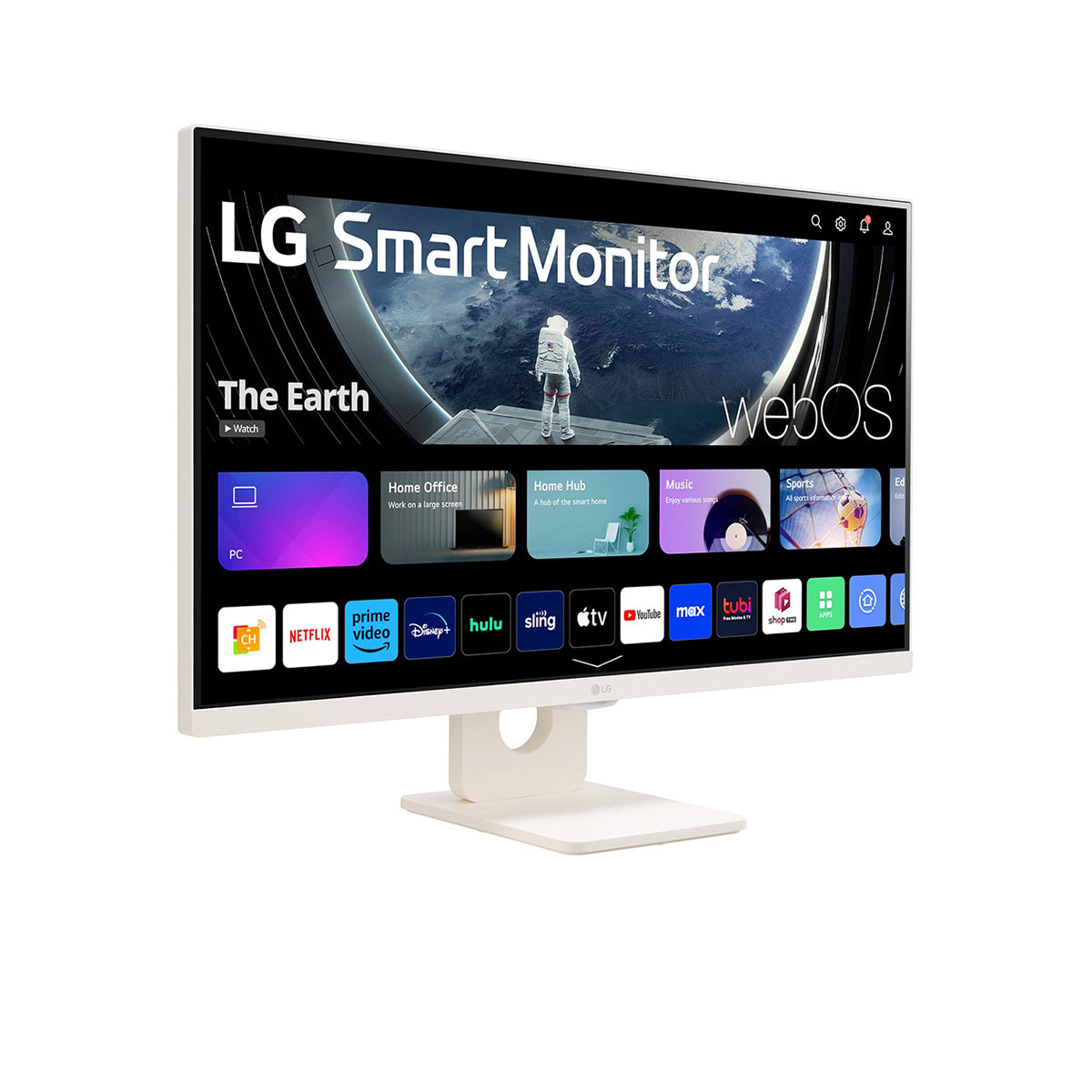 LG 27U511SA-W 27" FHD (1920x1080) 100Hz 5ms GTG IPS Smart Monitor with webOS Tilt Adjustment
