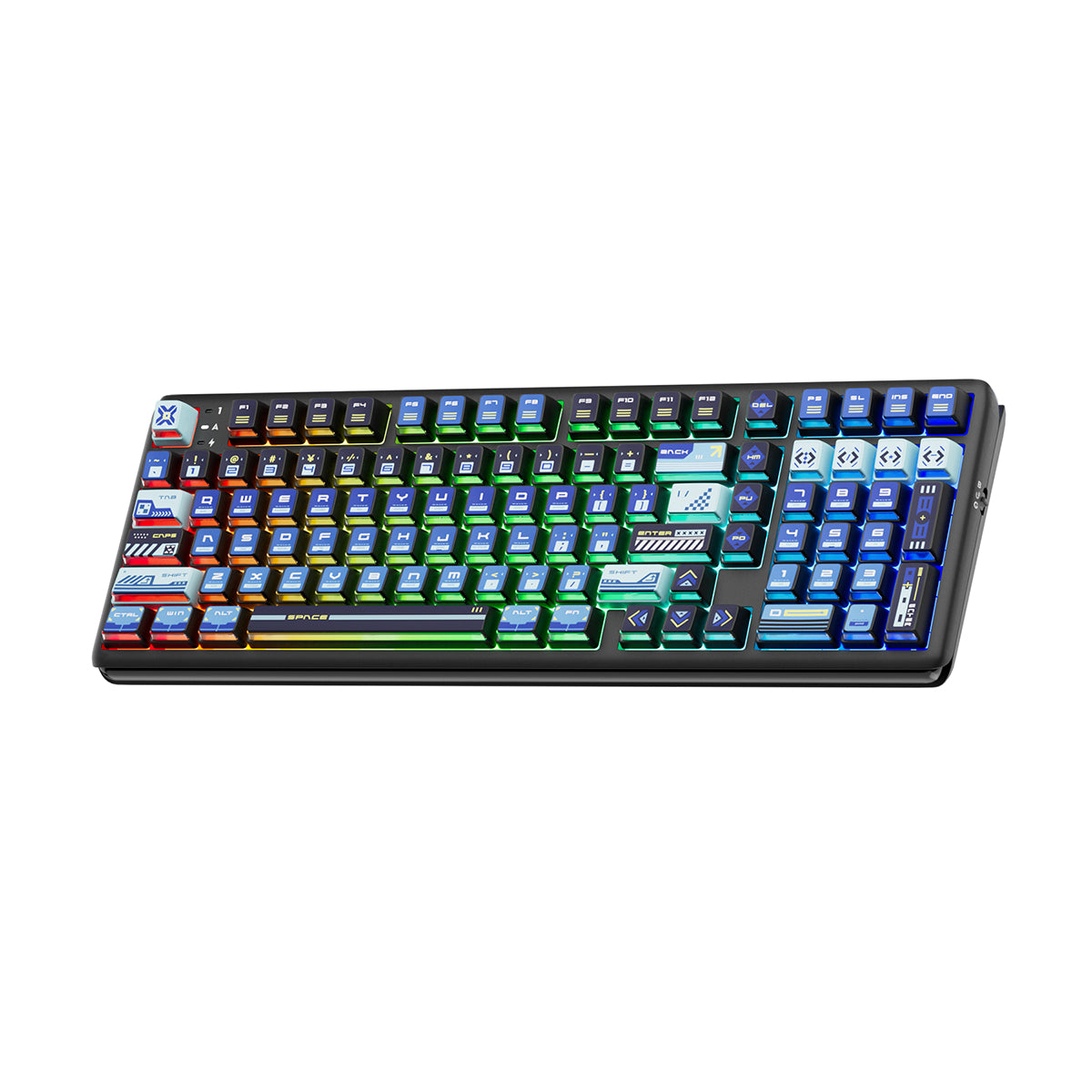 Royal Kludge RK R99 Tri-Mode RGB 101 Keys Hot-Swappable Mechanical Keyboard Slide (Cream Switch)
