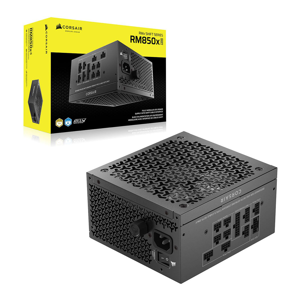 Corsair RM850x SHIFT Fully Modular Gold ATX Power Supply | DataBlitz