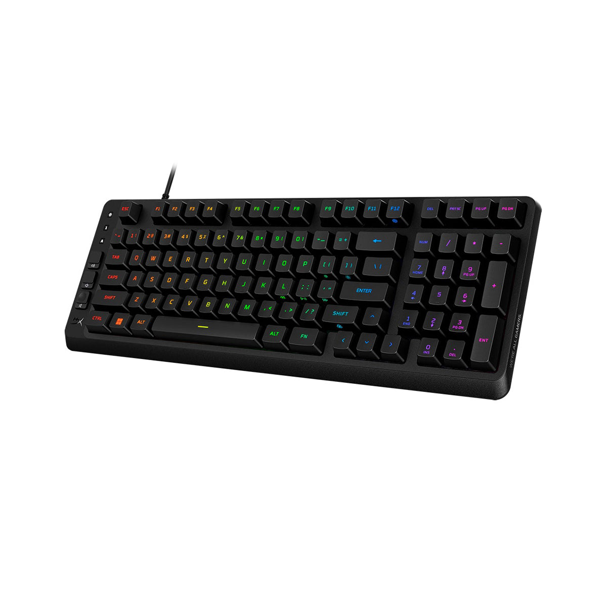 HyperX Eve 1800 Customizable RGB Profiles Wired Mechanical Gaming Keyboard (Black)