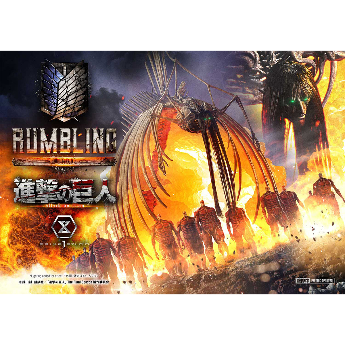 Ultimate Diorama Masterline TV animation Attack on Titan The Rumbling
