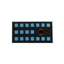 Taihao Rubber Double Shot Backlit Gaming Keycaps Set For Cherry MX Switch Type (18-Keys) (Neon Blue)