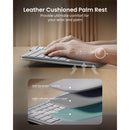 ProtoArc EK01 Plus Dual Mode Full Size Backlit Ergonomic Split Keyboard (White/Silver) (CP015756)