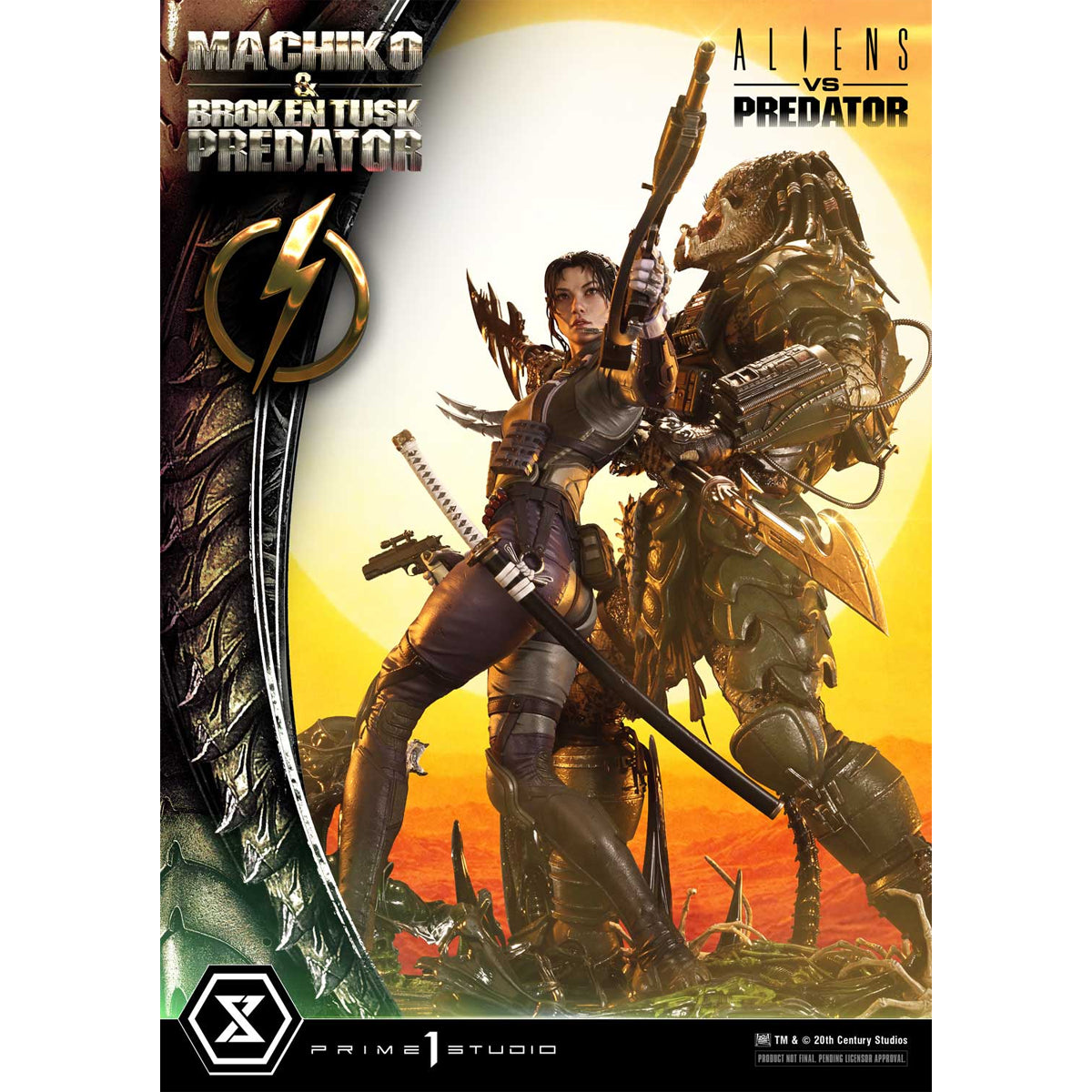 Ultimate Premium Masterline Aliens vs. Predator Machiko & Broken Tusk