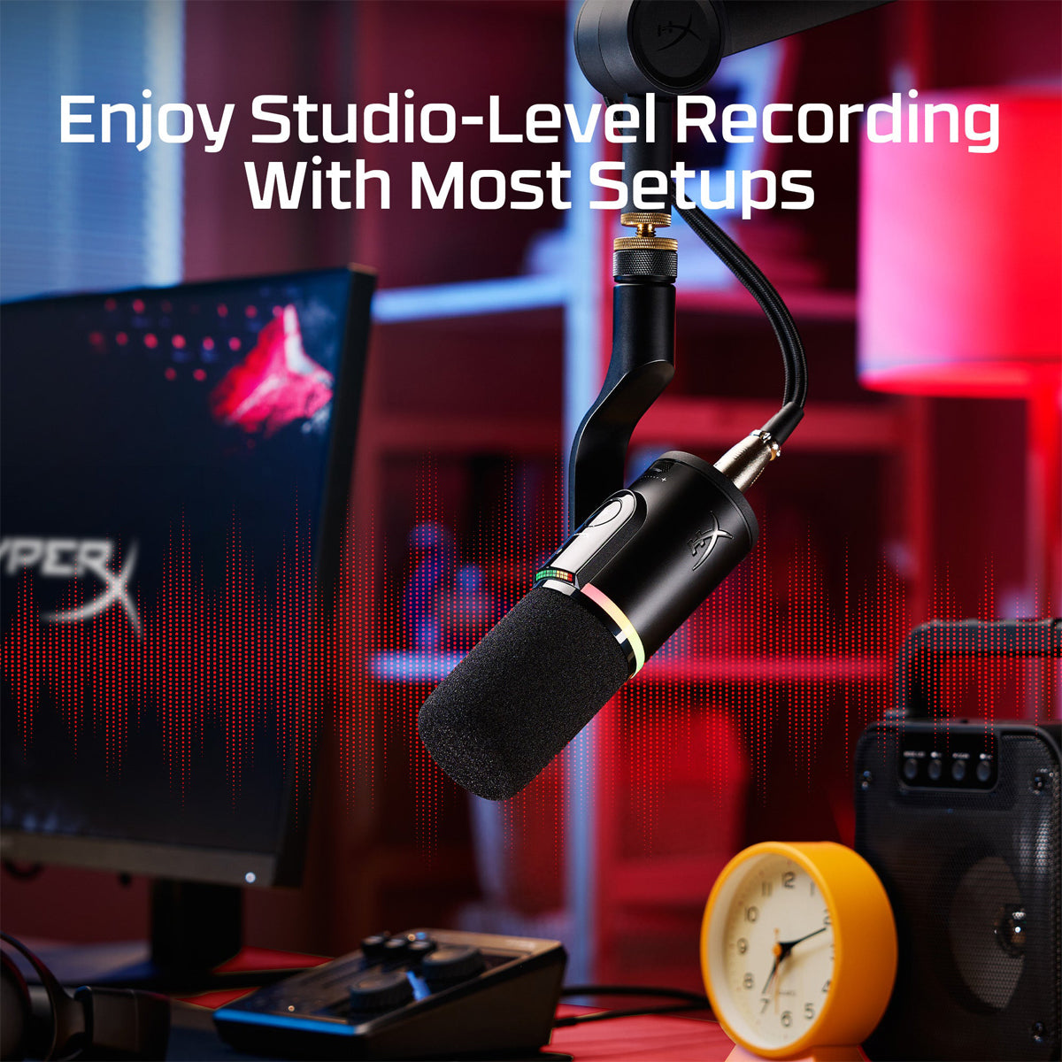 HyperX FlipCast Streaming USB/XLR Dynamic Microphone (B2CM1AA)