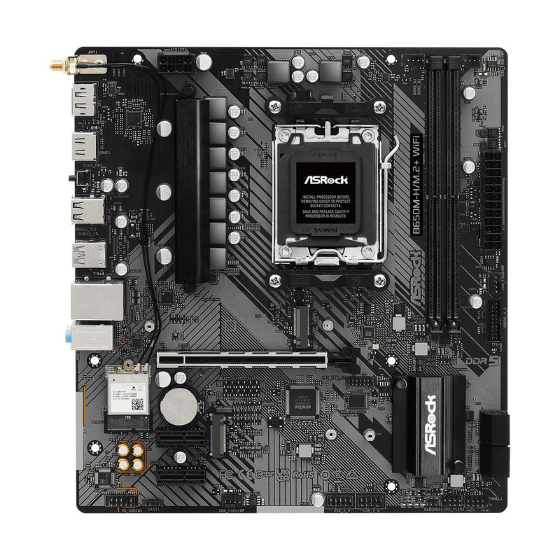 ASRock B650M-H/M.2+ WiFi DDR5 AMD Motherboard
