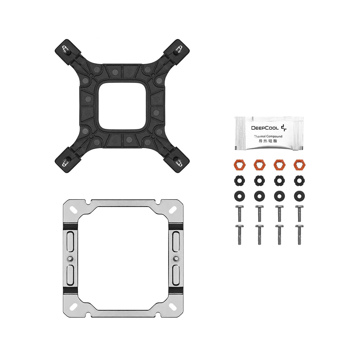 DeepCool AK500S Digital SE CPU Cooler with a Status Display (Black, White)