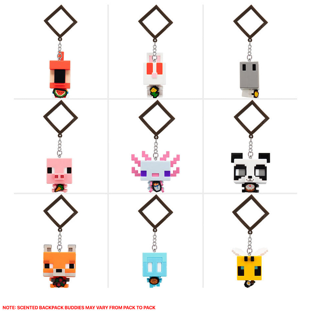 Paladone Minecraft Scented Backpack Buddies (PP14442MCF)