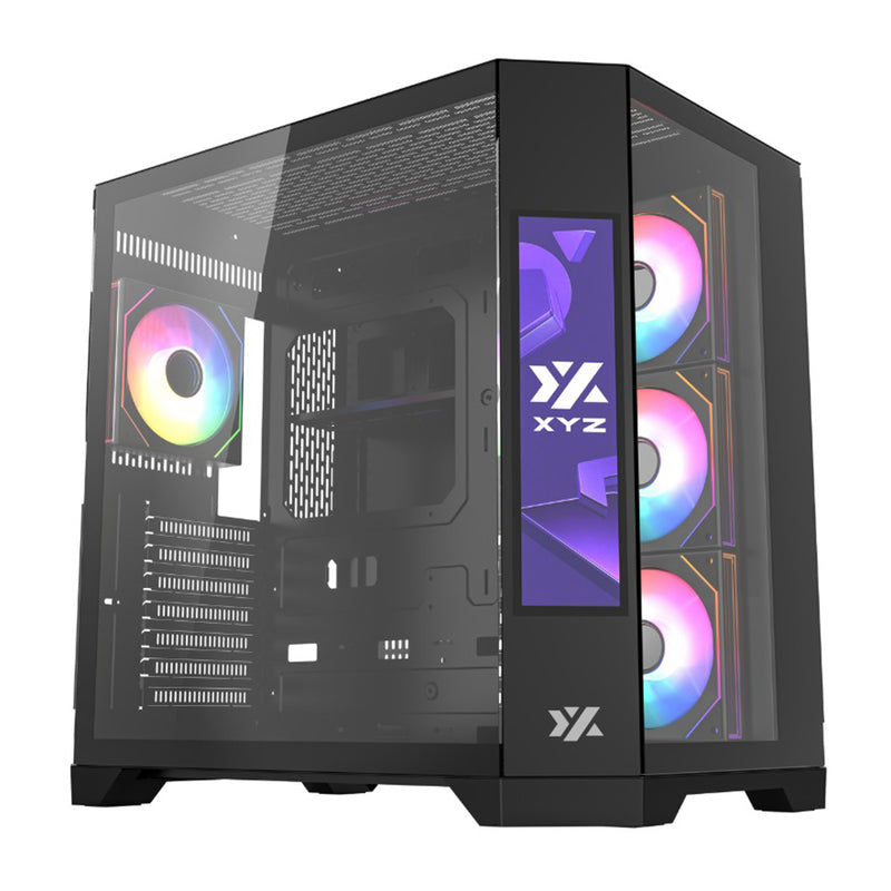 XYZ Neutron ATX 2D Glass Panoramic Tempered Glass PC Case