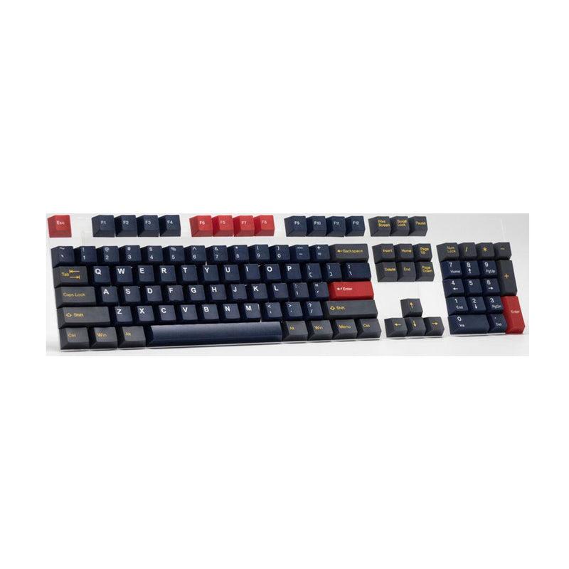 Taihao Double Shot ABS-CUBIC Keycaps Set For Cherry MX Switch (113-Keys) (Midnight Sun) (T01BN301)