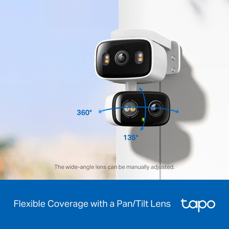 TP-Link Tapo C246D Indoor/Outdoor Dual Lense Pan/tilt Security Camera