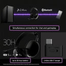 Sony Inzone H9 II Wireless Noise Cancelling Gaming Headset (Black, White)