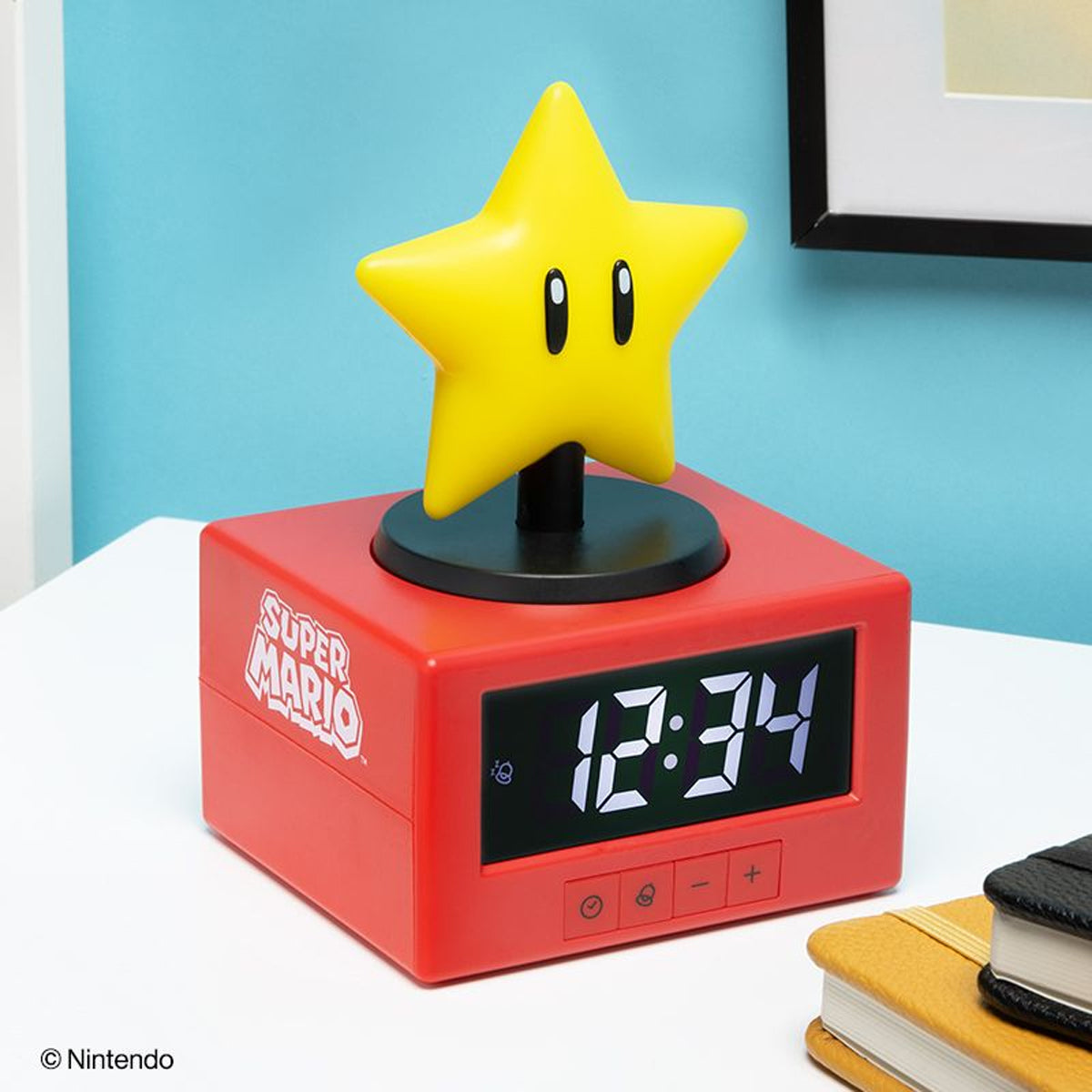 Paladone Super Mario Super Star Icon Alarm Clock (PP13708NN)