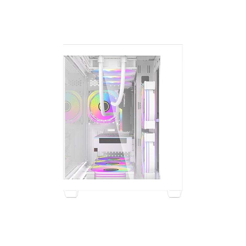 DarkFlash C285MP V2 Exquisite mATX PC Case Tempered