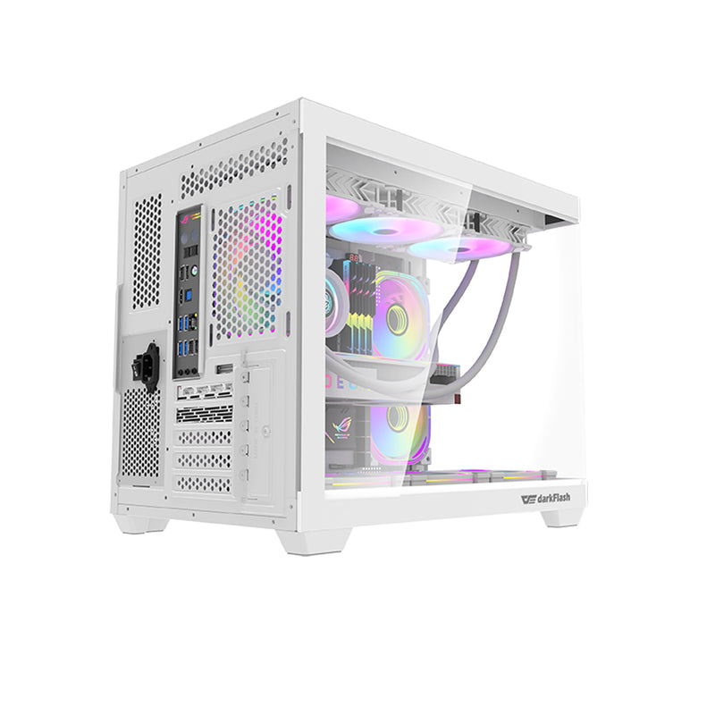 DarkFlash C285MP V2 Exquisite mATX PC Case Tempered