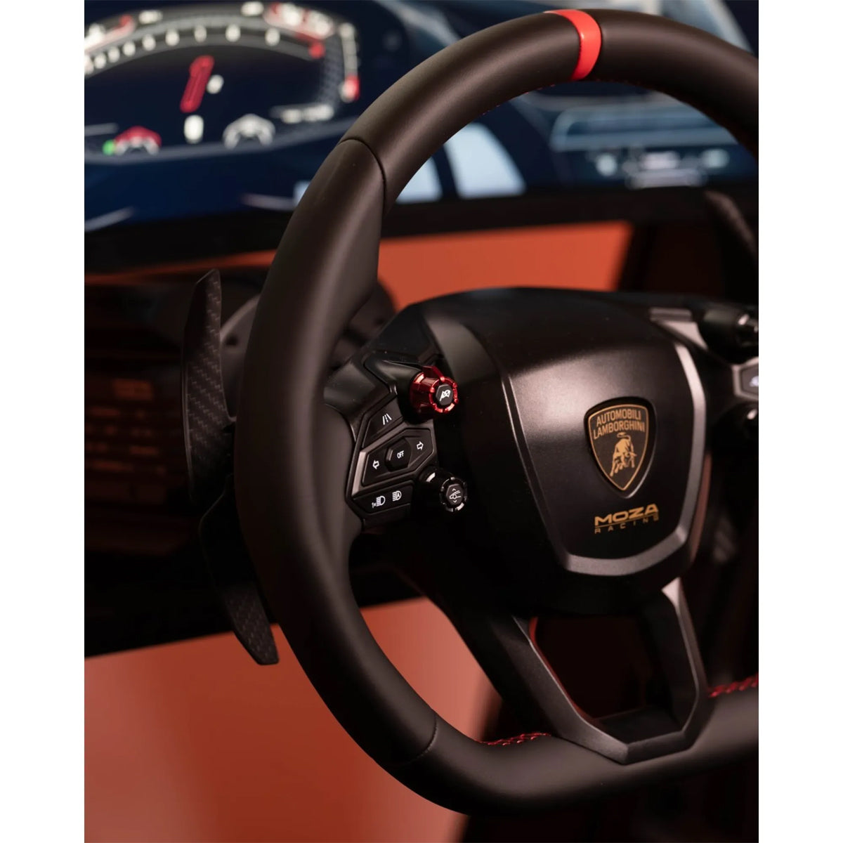 Moza Automobili Lamborghini Revuelto Sim-Racing Steering Wheel (RS096)