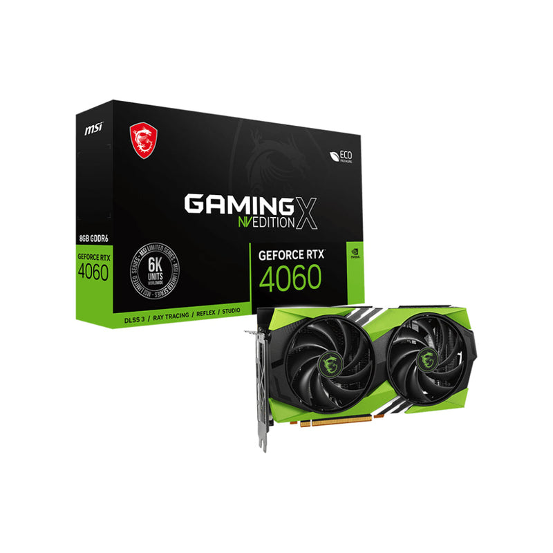 MSI GeForce RTX 4060 Gaming X NV Edition 8GB GDDR6 Graphics Card