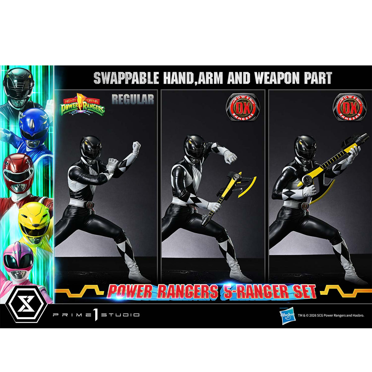 Premium Masterline Mighty Morphin Power Rangers: Power Rangers 5-Ranger Set