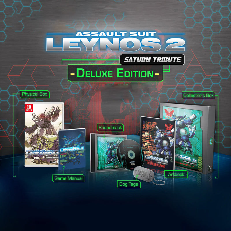 Nintendo Switch Assault Suit Leynos 2 Saturn Tribute Deluxe Edition (Eng/EU)