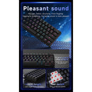 Nacodex x Ajazz NK61 Mixed Light 61 Keys Wired Hot-Swappable Mechanical Keyboard (Pearly White) (Red Switch)