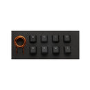 Taihao Rubber Double Shot Backlit Gaming Wasd Keycaps Set For Cherry MX Switch Type (8-Keys) (Black)