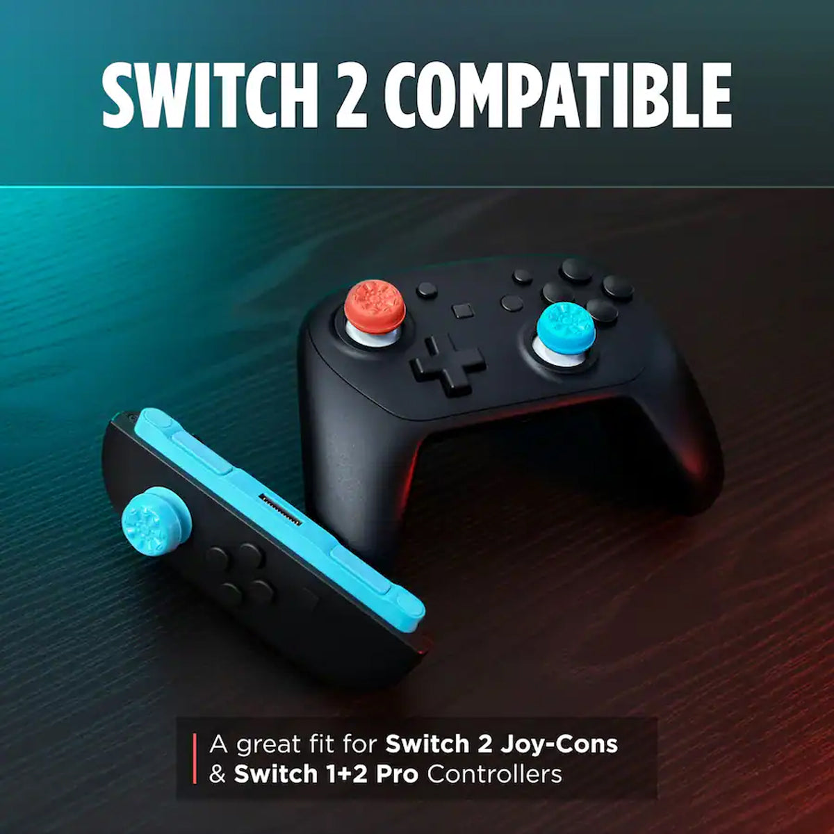 SteelSeries Kontrolfreek No-Slip Thumb Grips Red/Blue Galaxy Edition f