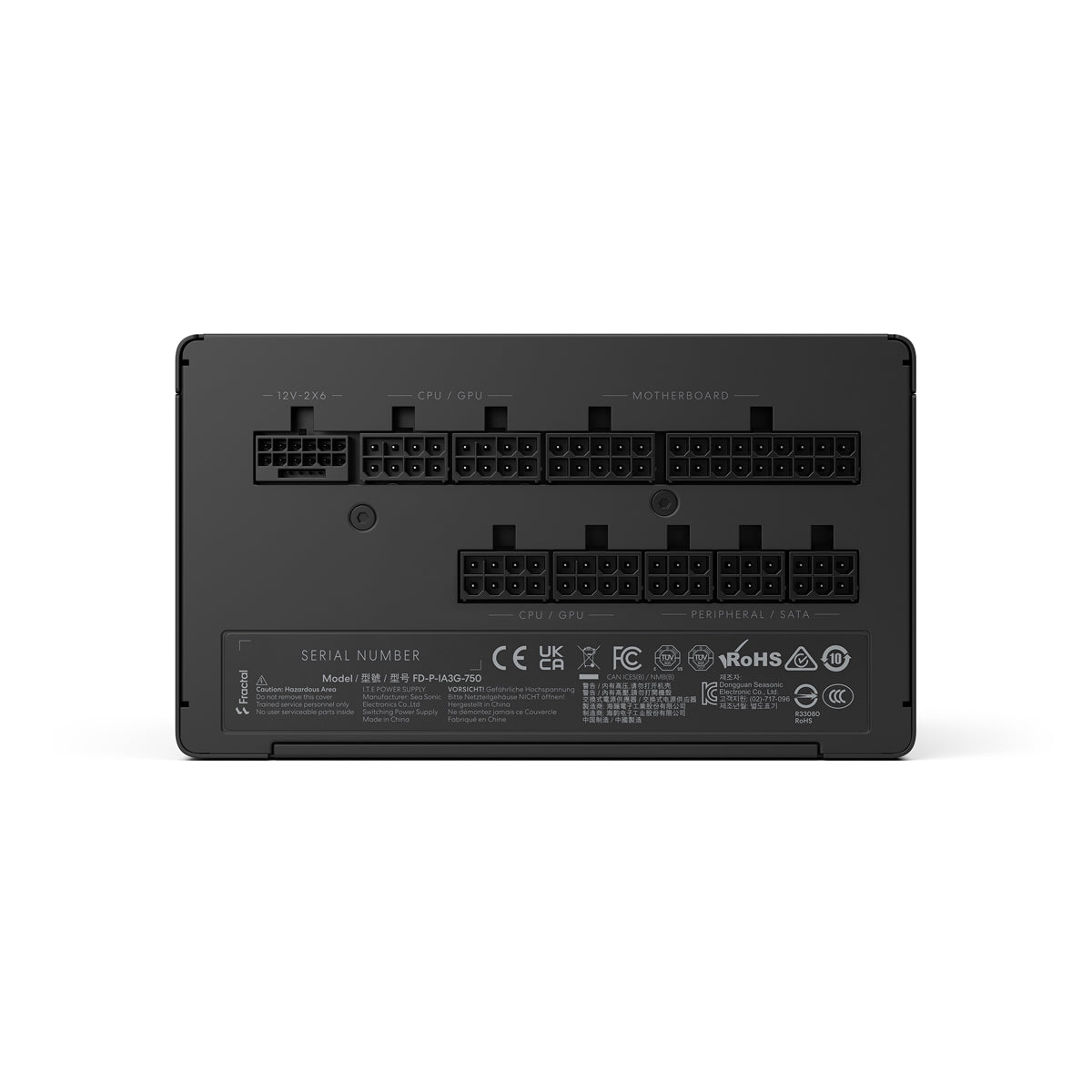 Fractal Design Ion 3 Gold 750W Fully Modular Power Supply (Black)