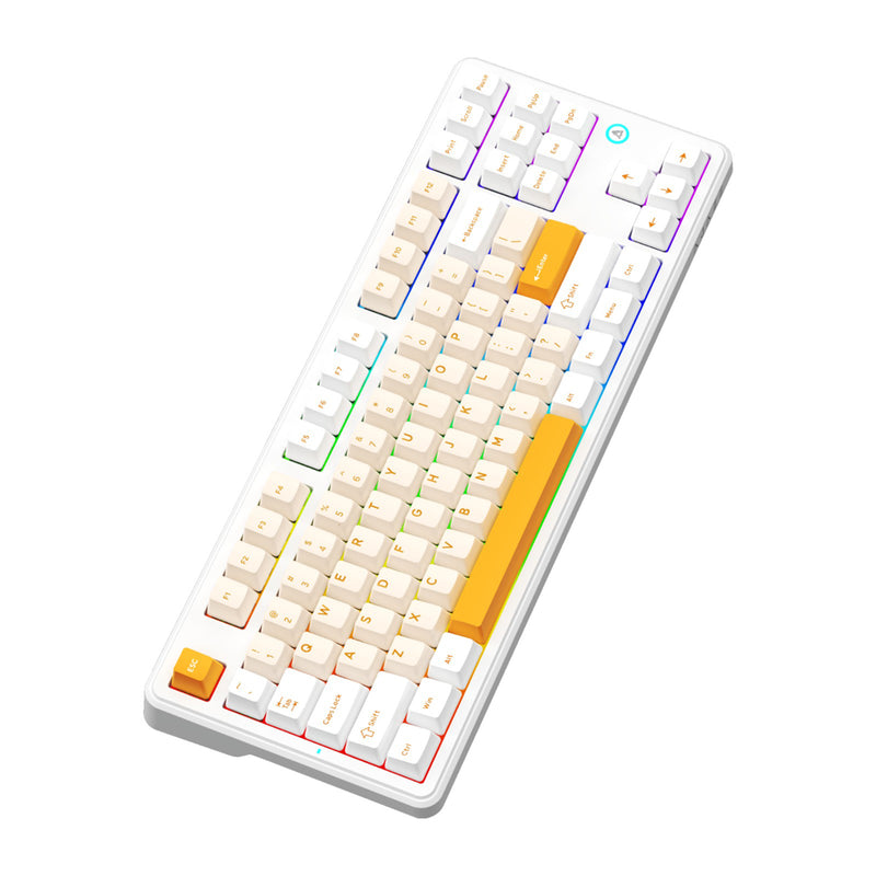 Ajazz AK870 V2 RGB Tri-Mode 87-Keys TKL Gasket-mounted Hot Swappable Mechanical Keyboard