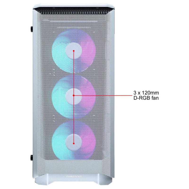 Phanteks Eclipse P400A DRGB Tempered Glass Digital Mid-Tower Chassis Case