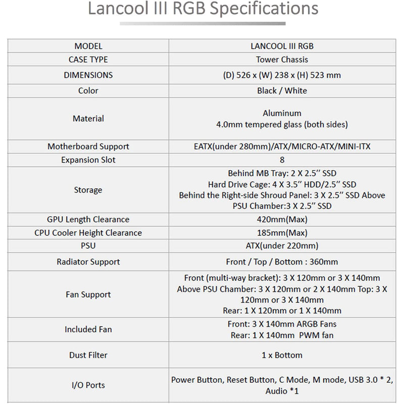 Lian Li Lancool 3R-X
