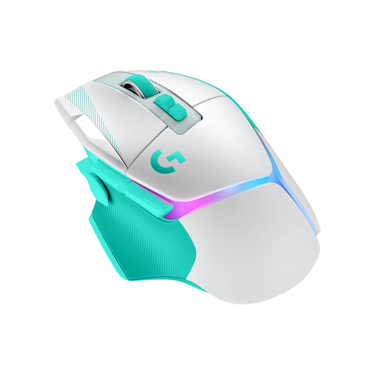 Logitech G502 X Plus Lightspeed Wireless RGB Gaming Mouse (Black, White, Dark Lila, Mint)