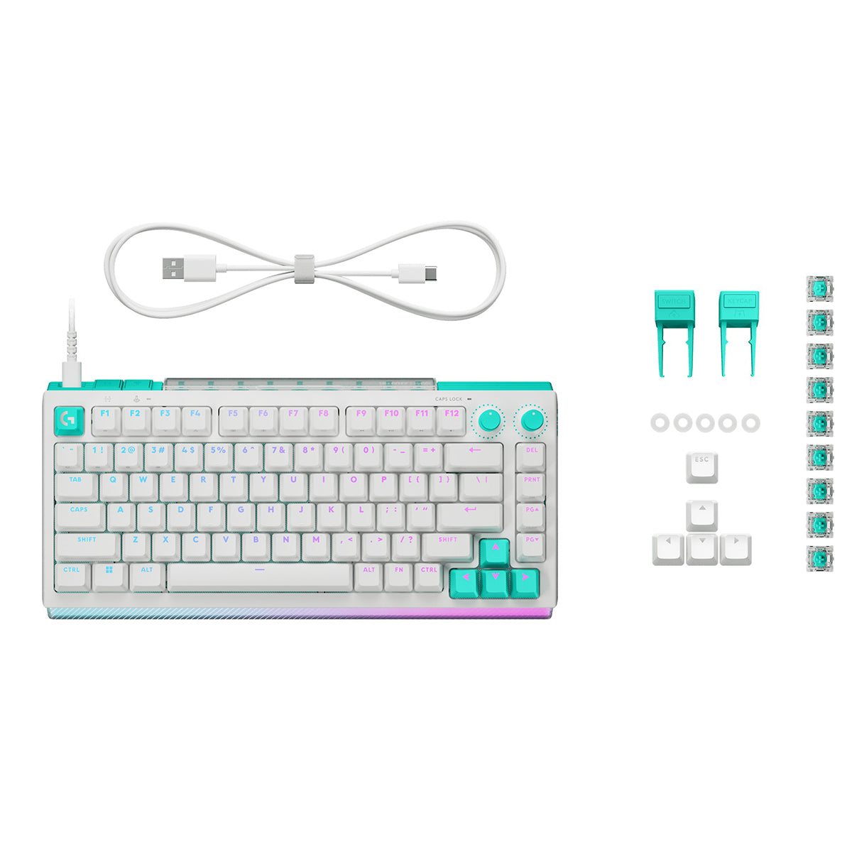 Logitech G512 X 75 Dual Swap TMR Analog/Mechanical 8k Gaming Keyboard