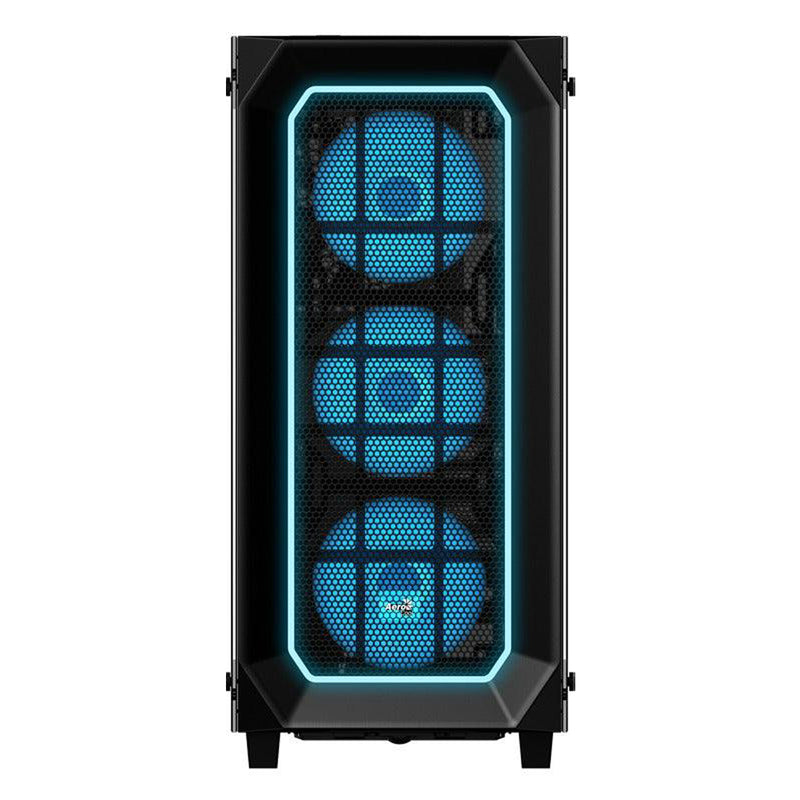Aerocool P7-C0 Pro Dual Tempered Glass RGB Mid-Tower Case (Black)