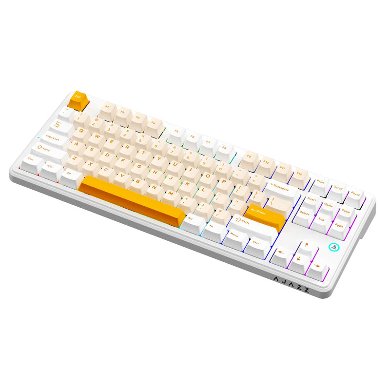 Ajazz AK870 V2 RGB Tri-Mode 87-Keys TKL Gasket-mounted Hot Swappable Mechanical Keyboard