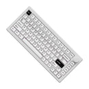 Akko 5075 V3 Multi-Mode RGB Hot-Swappable Mechanical Keyboard (Black on White) (Akko Frost Pink Switch)