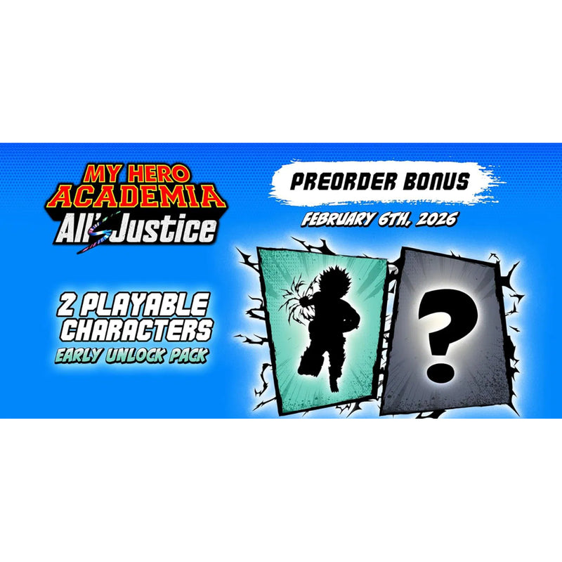 PS5 My Hero Academia Alls Justice Pre-Order Downpayment