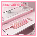 Onikuma G69 68 Keys RGB Wired Magnetic Switch Keyboard (Pink)