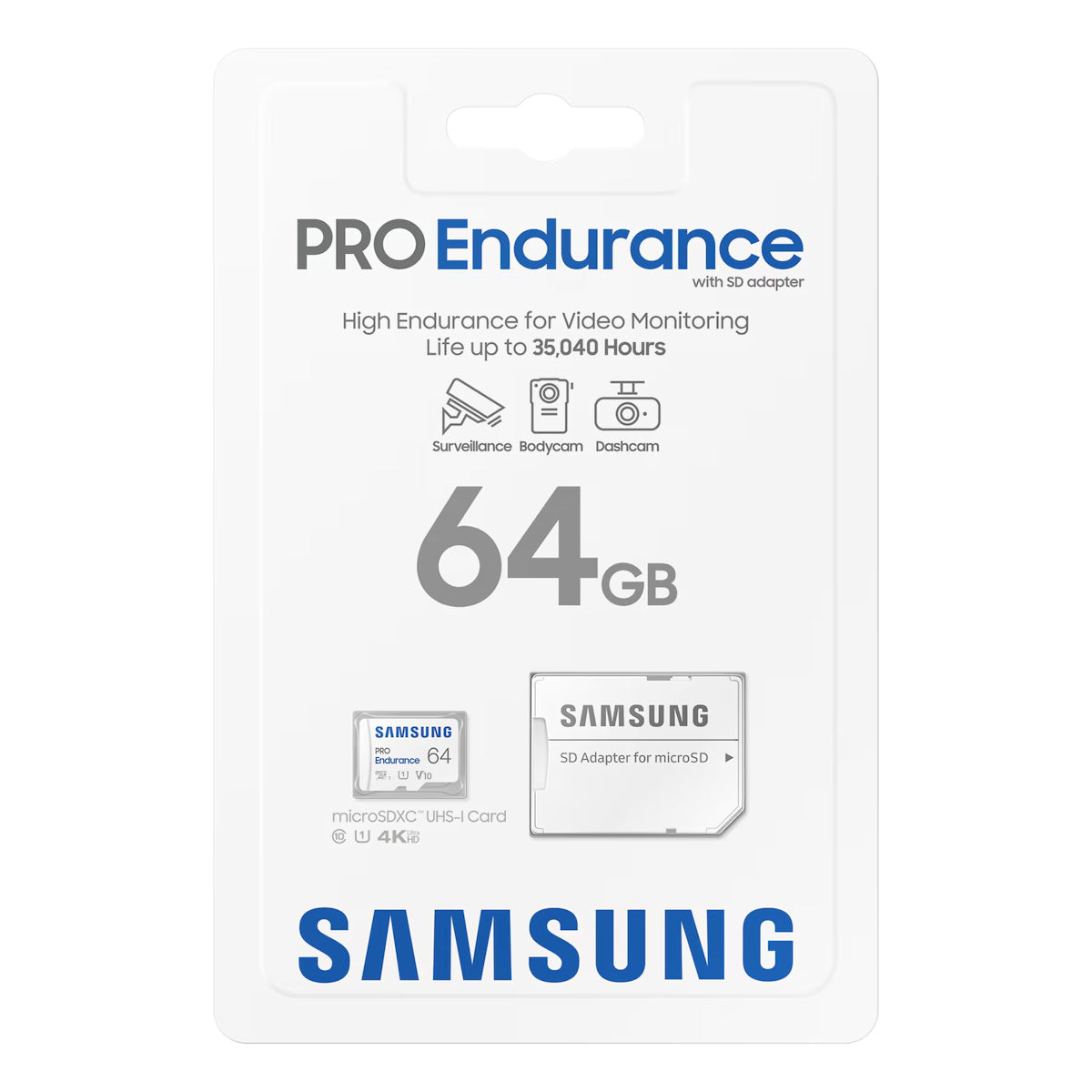 Samsung Pro Endurance 64GB MICROSDXC UHS-I CARD With Adapter