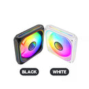 Coolman Drift Core CM-07SF 120mm Regular ARGB Cooling Fan (Black, White)