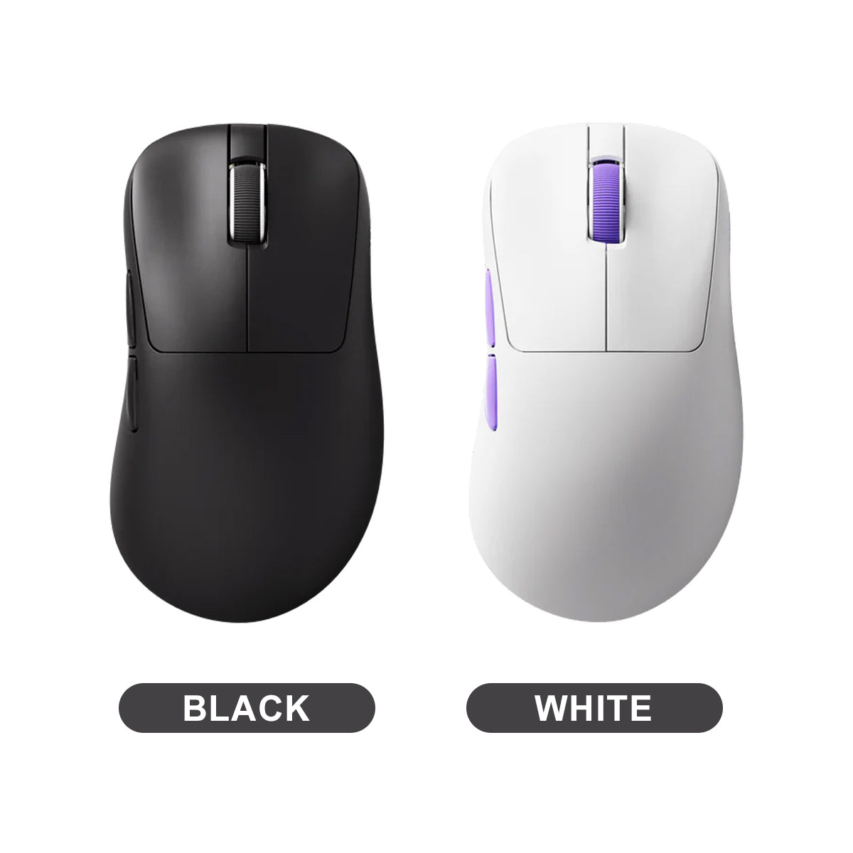 Akko Nest Tri-Mode 8K Polling Rate Gaming Mouse (Black, White)