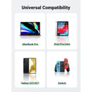 Ugreen USB-C 2.0 Male to USB-C 2.0 Male 3A Data Cable - 0.5m (Gray Black) (US261/50149)