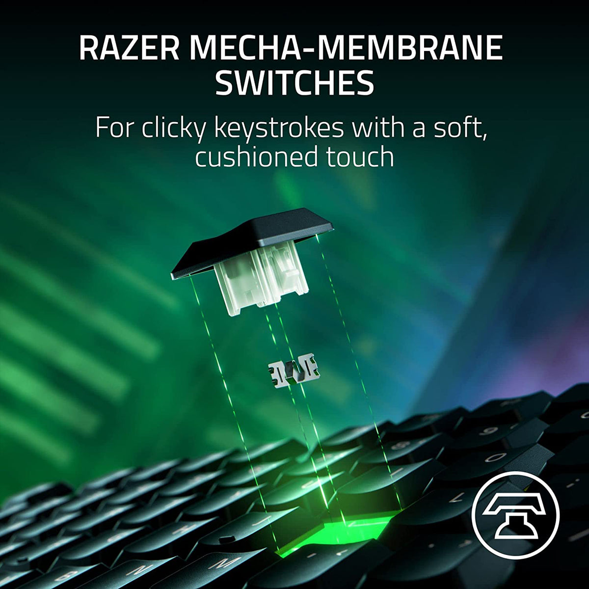 Razer Ornata V3 Tenkeyless Compact Low Profile Gaming Keyboard