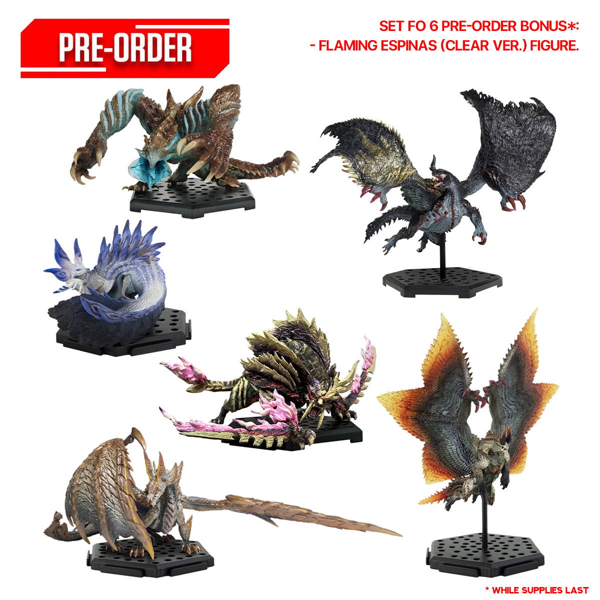 Capcom Figure Builder Monster Hunter Standard Model Plus The Best ~ Vol. 25 · 26 ~ (Box of 6 Figures) Pre-Order Downpayment