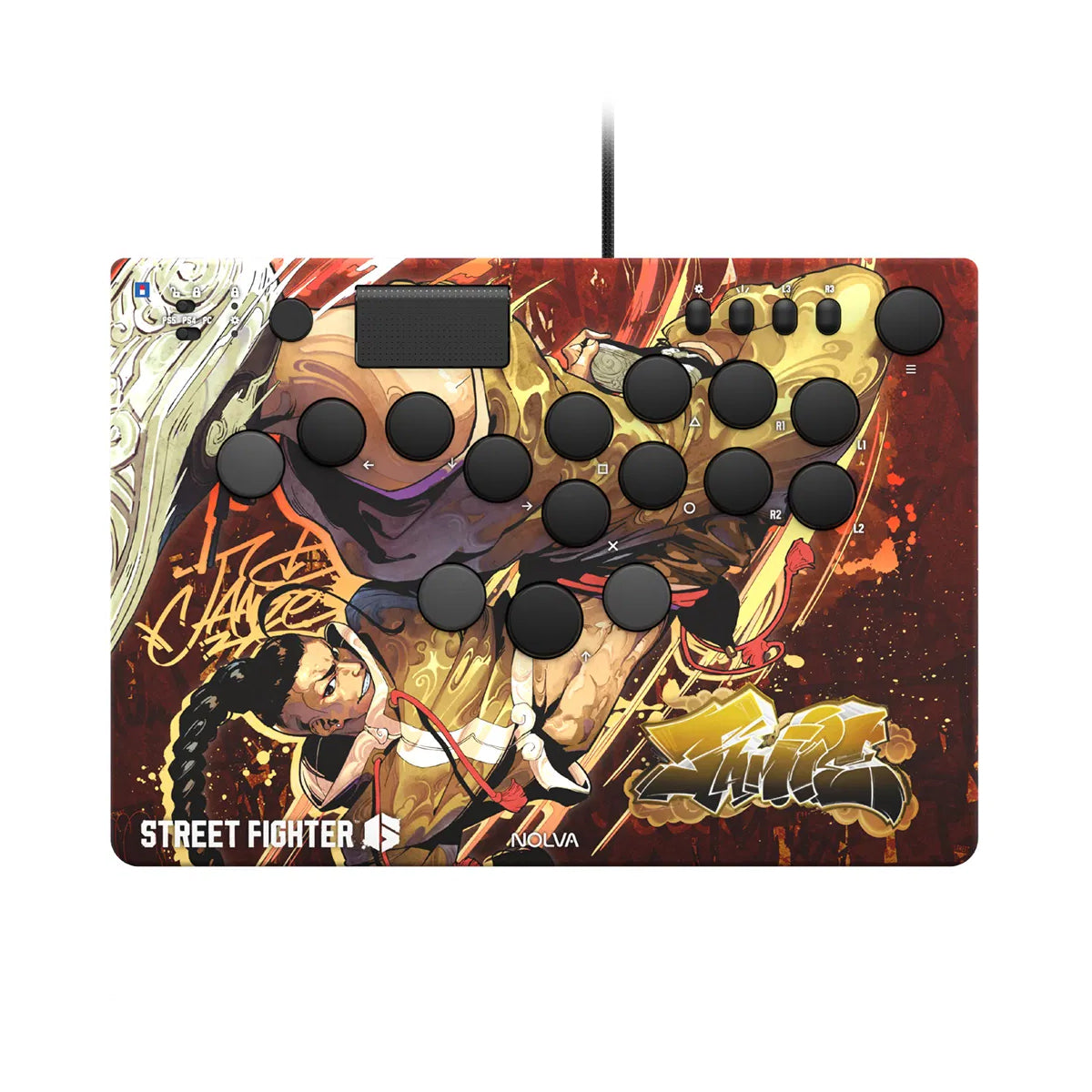 Hori Street Fighter 6 Nolva Mechanical All-Button Arcade Controller