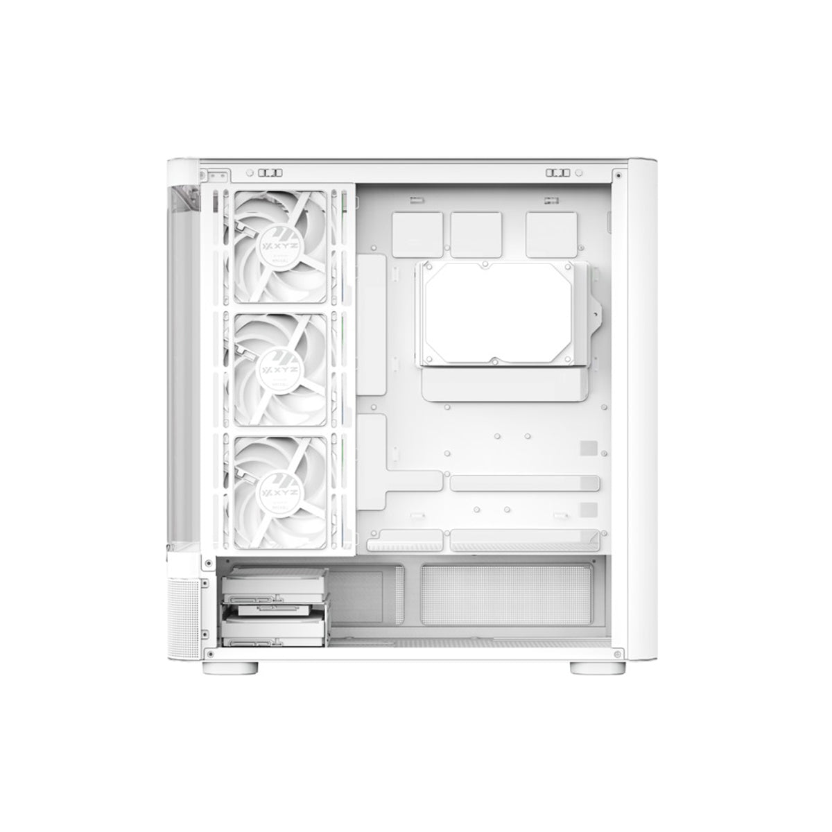 XYZ Quantum Pro ATX Curved Glass Panoramic PC Case 