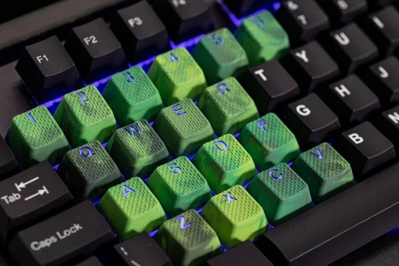 Taihao Rubber Double Shot Backlit Gaming Keycaps Set For Cherry MX Switch Type (23-Keys)