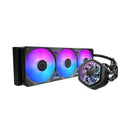 Cooler Master MasterLiquid Atmos II 360 VRM Fan CPU Cooler (Black, White)